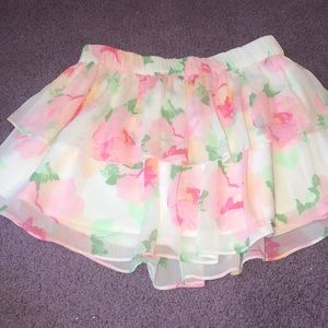 Abercrombie floral skirt